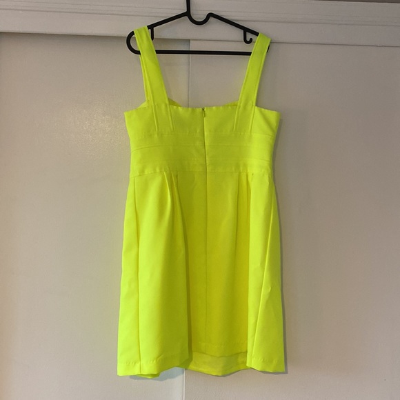 COPY - Nanette Lepore neon yellow dress - Picture 2 of 3